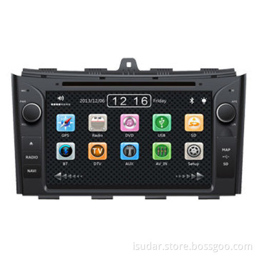 Car GPS system for Geely Emgrand EC7 2014,GPS/BT/CD/MP3/DVD/ USB, with 8-inch digital TFT